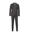Prada Single-breasted Suit In Gray