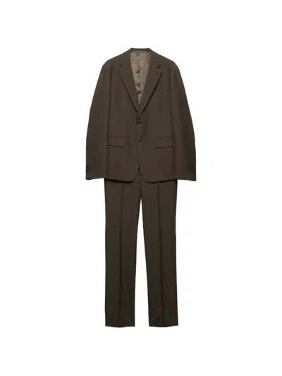 PRADA SINGLE-BREASTED WOOL SUIT