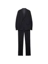 Prada Single-breasted Wool Suit In Blue