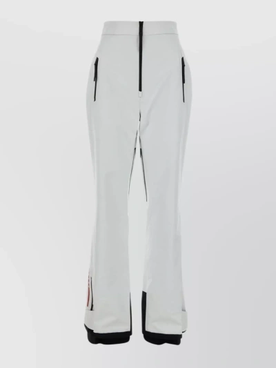 Prada Ski Pant With Belt Loops And Flared Silhouette In White