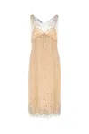 Prada Skin Pink Nylon Dress In Pink