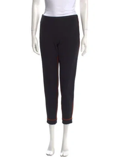 Pre-owned Prada Skinny Leg Pants In Black