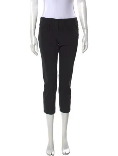 Pre-owned Prada Skinny Leg Pants In Black