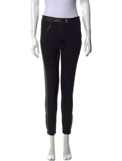 Pre-owned Prada Skinny Leg Pants In Black