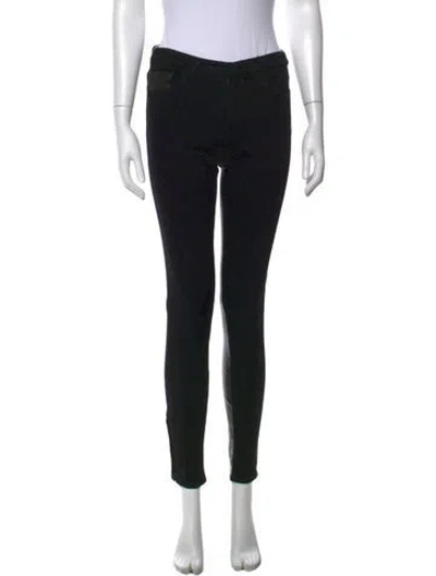 Pre-owned Prada Skinny Leg Pants In Black