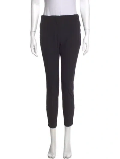 Pre-owned Prada Skinny Leg Pants In Black