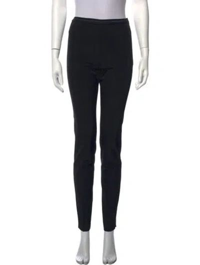 Pre-owned Prada Skinny Leg Pants In Black