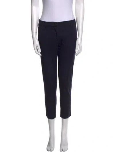 Pre-owned Prada Skinny Leg Pants In Blue