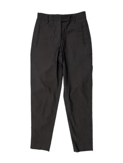 Pre-owned Prada Skinny Leg Pants In Gray