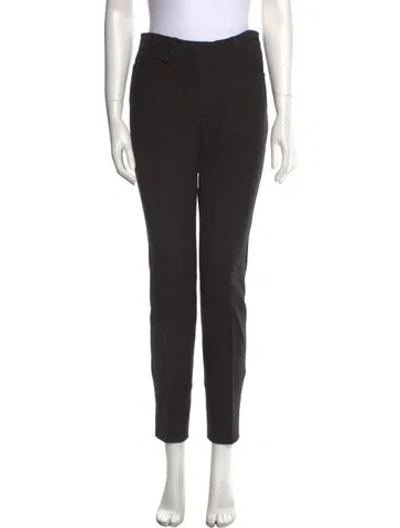 Pre-owned Prada Skinny Leg Pants In Gray