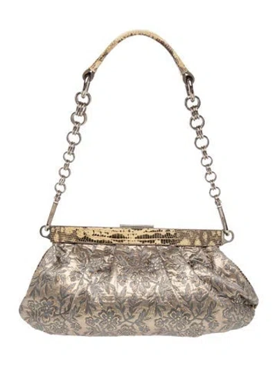 Pre-owned Prada Skipper Brocade Bag