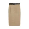 Prada Brown Rope Cotton Skirt