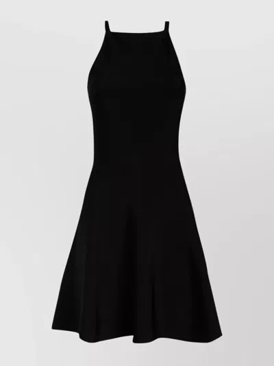 PRADA SKIRT FLARE HALTER NECKLINE SLEEVELESS DRESS