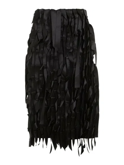 PRADA SKIRT WITH APPLIQUÉS
