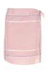 Prada Pink Cotton Skirt