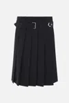 Prada Women's Pleated Skirt In Black