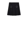 Prada Wool Pleated Miniskirt