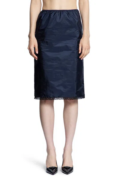 Prada Skirts In Blue