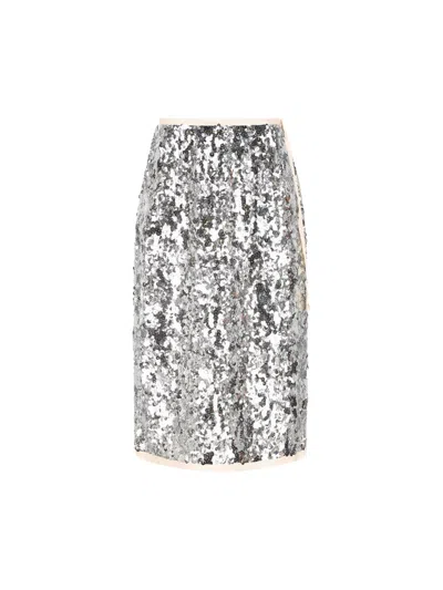 Prada Skirts In Silver