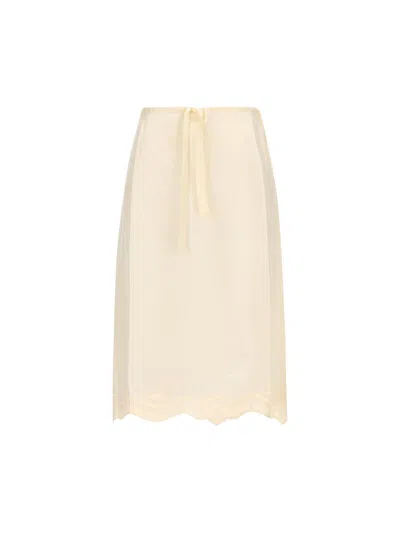 Prada Skirts In Yellow