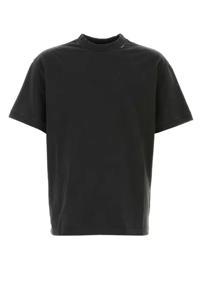Prada Slate Cotton T-shirt In Purple