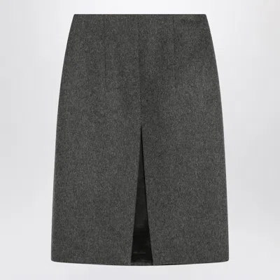PRADA PRADA SLATE SKIRT IN