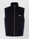 Prada Midnight Blue Cashmere Sleeveless Down Jacket