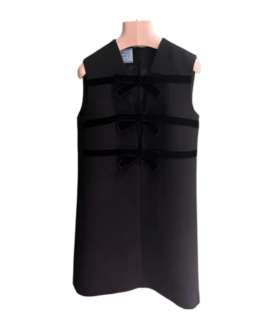 Prada Sleeveless Dress In Black