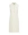 Prada Silk-blend Polo Shirt Dress In Nude