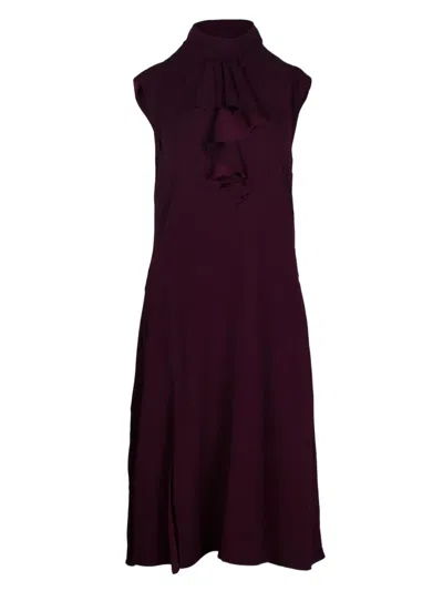 Pre-owned Prada Sleeveless Dress In Red