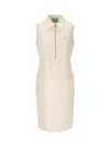 Prada Silk-blend Polo Shirt Dress In Default Title