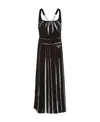 Prada `re-edition` Printed `sablé` Dress In Black