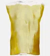 Prada Sleeveless Silk-blend Blouse In Yellow