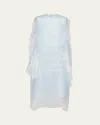 Prada Sleeveless Logo Dress In Astro