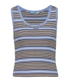 Prada Sleeveless Top In Blue