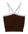 Prada Sleeveless Tops In Brown