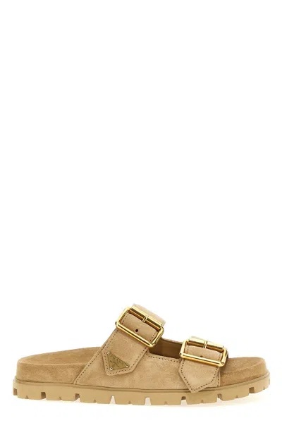 Prada 'slider' Sandals