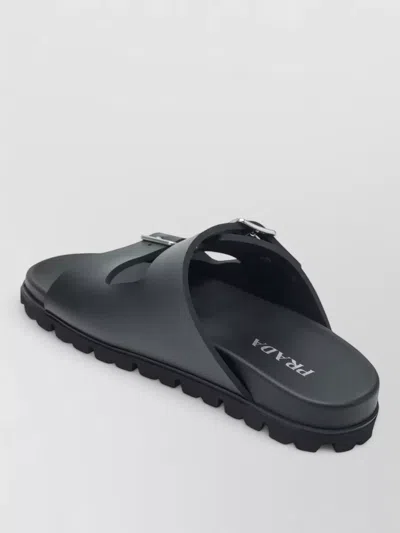Prada Slides And Flip Flops Open Toe In Black