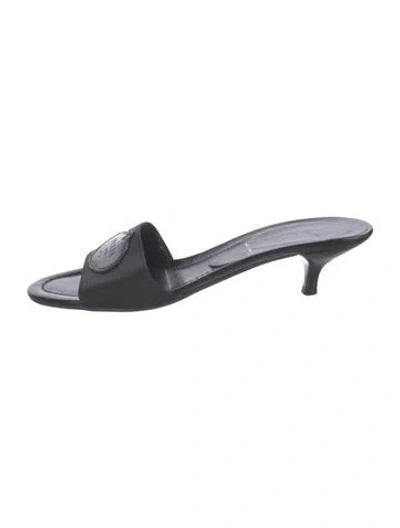 Pre-owned Prada Slides In Black
