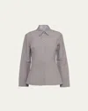 Prada Slim Button-down Paper Shirt