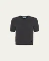 Prada Slim Cashmere Sweater In Ardesia