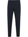 Prada Stretch Technical Fabric Trousers In Blue