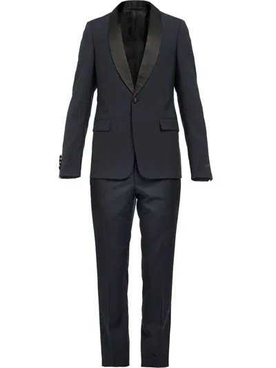 Prada Slim Fit Tuxedo In Blue