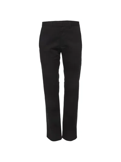 Pre-owned Prada Slim-fit Trousers In Black