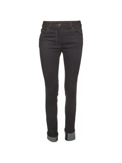 Pre-owned Prada Slim-straight Jeans In Blue