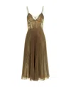 Prada Midi Dress In Green