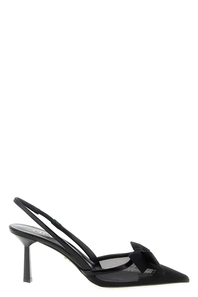 PRADA MESH SLINGBACK WITH BOW