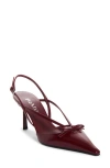 Prada Slingback Pump In Animal Print