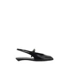 Prada Mary Jane Patent Pointy-toe Slingback Ballerina Flat