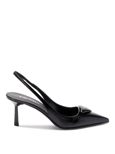 PRADA PRADA SLINGBACK PUMPS